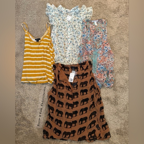 Summer Floral top bundle Small Medium - Picture 1 of 5